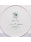 Franklin Mint, Limoges, Haviland тарелка Turtle Dove, горлица, винтажная, фарфоровая