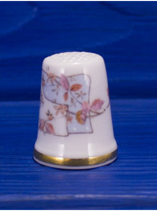 Royal Doulton наперсток Winter, Зима, Brambly Hedge, Jill Barklem, винтажный, коллекционный, фарфоровый