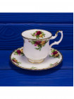 Royal Albert кофейная пара Old Country Roses, миниатюрная, винтажная