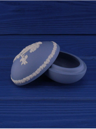Wedgwood шкатулка в форме яйца, винтажная, бисквитный фарфор, джаспер