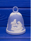 Wedgwood колокольчик New Year 1982, новогодний, винтажный, коллекционный, бисквитный фарфор, джаспер