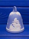 Wedgwood колокольчик New Year 1982, новогодний, винтажный, коллекционный, бисквитный фарфор, джаспер