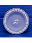 Wedgwood тарелка, блюдце Рыбы, Pisces, Знаки Зодиака, винтажная, коллекционная, бисквитный фарфор, джаспер
