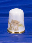 Victoria наперсток Cornfield, винтажный, коллекционный, Thimble Collectors Club