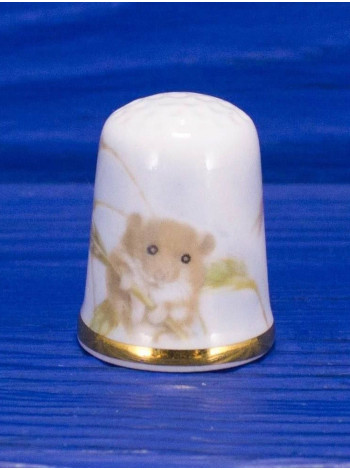 Victoria наперсток Cornfield, винтажный, коллекционный, Thimble Collectors Club