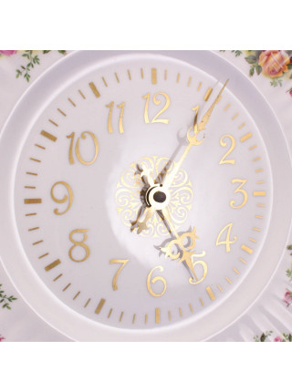 Royal Albert часы настенные Old Country Roses, фарфоровые, винтажные, коллекционные
