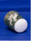 NG Oficina de Porcelanas наперсток Egrets, винтажный, коллекционный, Thimble Collectors Club