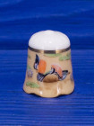 Akemi наперсток Mandarin Duck, винтажный, коллекционный, Thimble Collectors Club