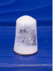 Sunrise наперсток Arctic, винтажный, коллекционный, Thimble Collectors Club