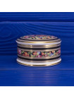 Wedgwood комплект для дамского столика Clio, часы и шкатулка, винтажный, фарфоровый