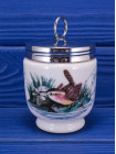 Royal Worcester кодлер дизайна Birds, английский коддлер на два яйца, винтажный