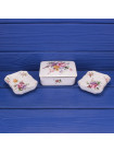 Редкий винтажный комплект дизайна Posies в оригинальной коробке от Royal Crown Derby