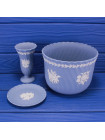 Коллекционная винтажная ваза Wedgwood редкого дизайна с волнистыми краями