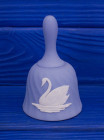Wedgwood колокольчик Swan, лебедь, винтажный, коллекционный, бисквитный фарфор, джаспер