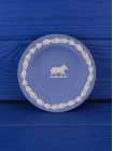 Wedgwood тарелка, блюдце Овен, Aries, Знаки Зодиака, винтажная, коллекционная, бисквитный фарфор, джаспер
