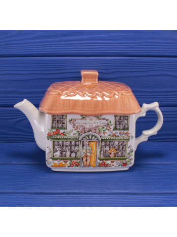 Редкий винтажный заварочный чайник Ye Olde Teapot Inn коллекционной серии English Cottages от Sadler
