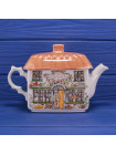 Редкий винтажный заварочный чайник Ye Olde Teapot Inn коллекционной серии English Cottages от Sadler
