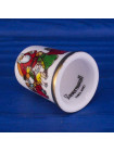 Caverswall наперсток Christmas (Рождество) 1993, винтажный, коллекционный, фарфоровый, Thimble Collectors Club