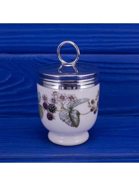 Royal Worcester кодлер дизайна Lavinia, английский коддлер на одно яйцо, винтажный (Ободок из хромированной стали)