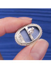 Винтажные серьги редкого дизайна в оригинальной коробочке от Wedgwood