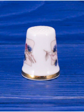 Royal Doulton наперсток Autumn, Осень, Brambly Hedge, Jill Barklem, винтажный, коллекционный, фарфоровый
