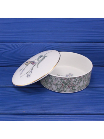 Винтажная шкатулка для украшений и мелочей редкого дизайна Humming Birds от Wedgwood