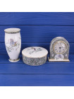 Винтажная шкатулка для украшений и мелочей редкого дизайна Humming Birds от Wedgwood