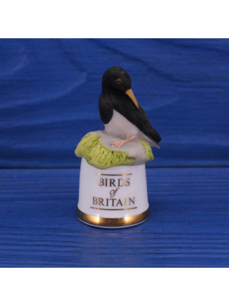 Sutherland наперсток Oystercatcher, сорока, серии Birds of Britain, винтажный, коллекционный