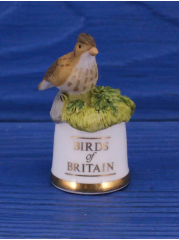 Sutherland наперсток Skylark, жаворонок, серии Birds of Britain, винтажный, коллекционный