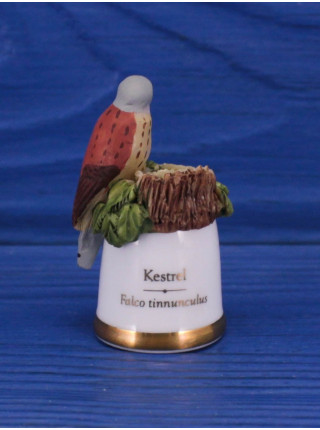 Sutherland наперсток Kestrel, пустельга, серии Birds of Britain, винтажный, коллекционный