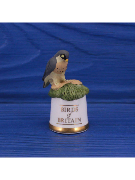 Sutherland наперсток Peregrine Falcon, сапсан, серии Birds of Britain, винтажный, коллекционный