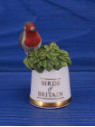 Sutherland наперсток Robin, зарянка, серии Birds of Britain, винтажный, коллекционный