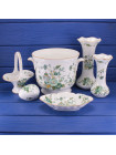 Винтажная фарфоровая шкатулка в форме яйца дизайна Kowloon от Crown Staffordshire