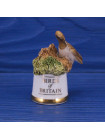 Винтажный наперсток Snipe (Gallinago gallinago) с объемной фигуркой бекаса из коллекционной серии BIRDS of BRITAIN от Sutherland II