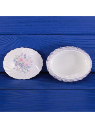 Wedgwood шкатулка Angela, овальная, винтажная, коллекционная, фарфоровая