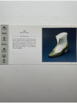 Royal Tara туфелька Edwardian Boot, миниатюрная, винтажная, коллекционная, декоративная