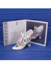 Princess Royale туфелька Embroidered Shoe, миниатюрная, винтажная, коллекционная, декоративная