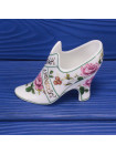 Princess Royale туфелька Embroidered Shoe, миниатюрная, винтажная, коллекционная, декоративная