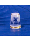 Royal Mosa наперсток Holland Windmill, Thimbles of the World's Greatest Porcelain Houses