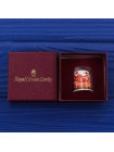 Royal Crown Derby наперсток Red Aves, винтажный, коллекционный, фарфоровый, Thimble Collectors Club, в оригинальной коробочке