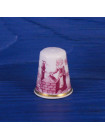 Винтажный наперсток Girl at Well от Spode из коллекционной серии Thimbles of the Worlds Greatest Porcelain Houses