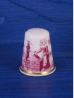 Spode наперсток Girl at Well, винтажный, коллекционный