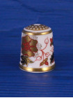 Royal Crown Derby наперсток Asian Rose, винтажный, коллекционный, фарфоровый, The Derby Collection