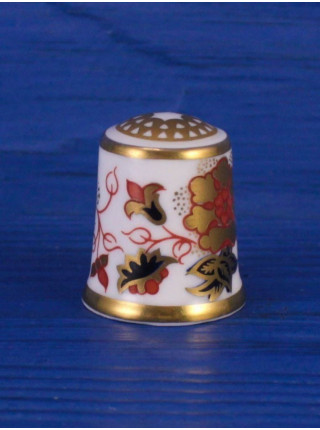 Royal Crown Derby наперсток Asian Rose, винтажный, коллекционный, фарфоровый, The Derby Collection