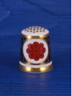 Редкий винтажный наперсток Ambassador с маркировкой LVI (1993 год) коллекционной серии The Derby Collection от Royal Crown Derby