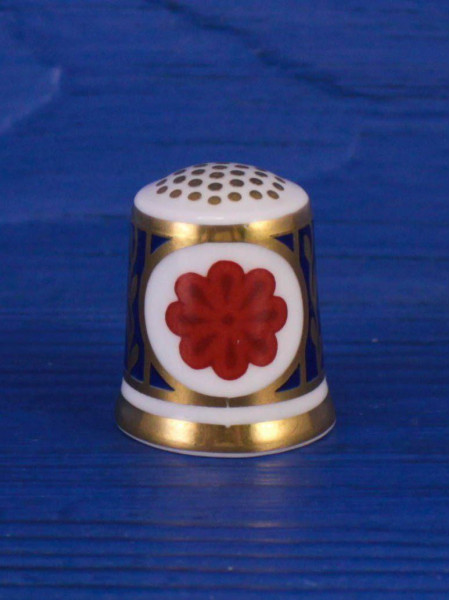 Редкий винтажный наперсток Ambassador с маркировкой LVI (1993 год) коллекционной серии The Derby Collection от Royal Crown Derby 