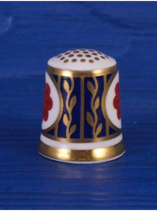 Редкий винтажный наперсток Ambassador с маркировкой LVI (1993 год) коллекционной серии The Derby Collection от Royal Crown Derby 