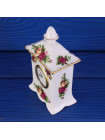 Редкие винтажные каминные часы дизайна Old Country Roses от Royal Albert