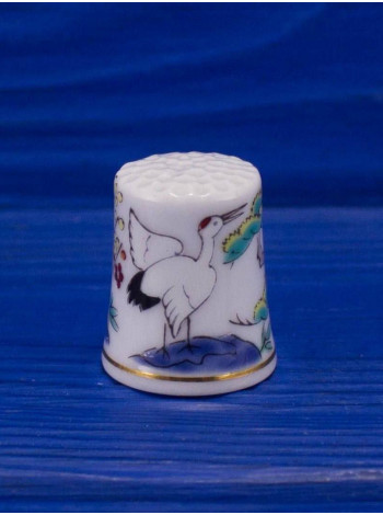 Minoru наперсток Crane, винтажный, коллекционный, Thimble Collectors Club