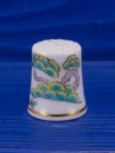 Minoru наперсток Crane, винтажный, коллекционный, Thimble Collectors Club